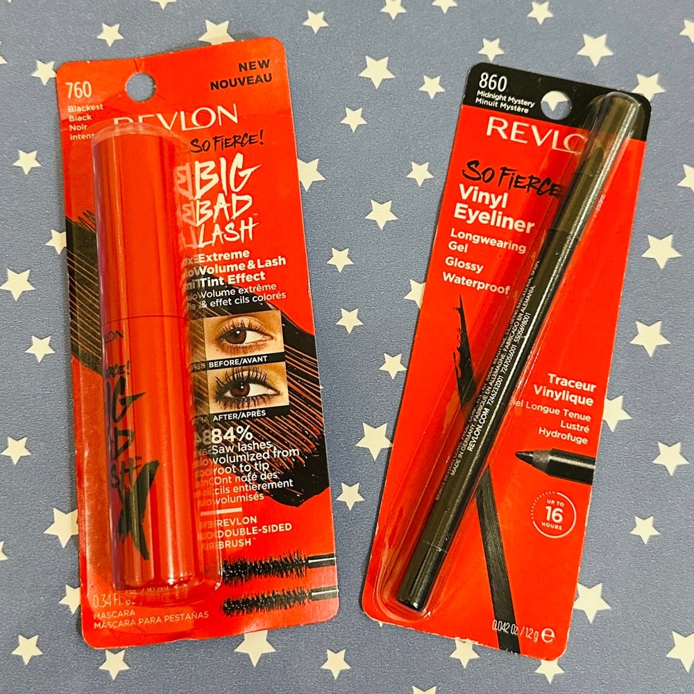 🆕 Revlon So Fierce! bundle - Big Bad Lash Mascara and Vinyl Eyeliner